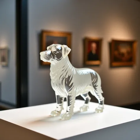 Generation Mode:

flux_txt2img

Positive Prompt:

A Fine-Cut Glass figurine of a dog. The Fine-Cut Glass figurine is on a white pedestal in a museum

Model:

FLUX Dev (Quantized) (FLUX)

VAE:

FLUX.1-schnell_ae (FLUX)

Width:

1024

Height:

1024

Seed:

3...