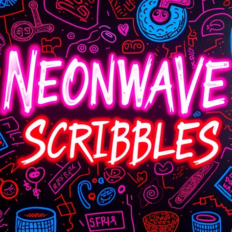 neonwave scribbles