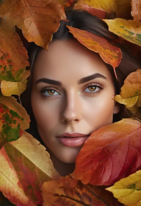 <lora:autumn_tree_leaf_sdxl:1>  portrait of woman covered and colored with several small autumn_tree_leaf, ultra realistic ultra high resolution photo, highly detailed, cinematic lighting