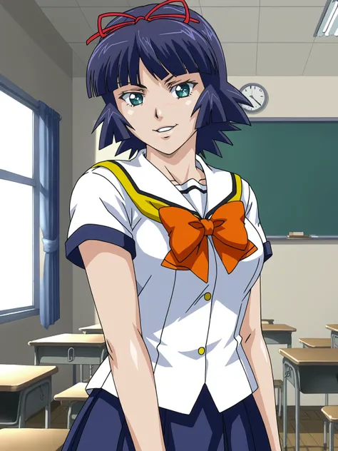 source_anime,  score_9, <lora:kitamilast:0.75> hskitami, classroom