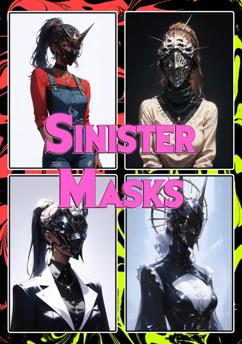 Sinister Masks concept [PonyXL]