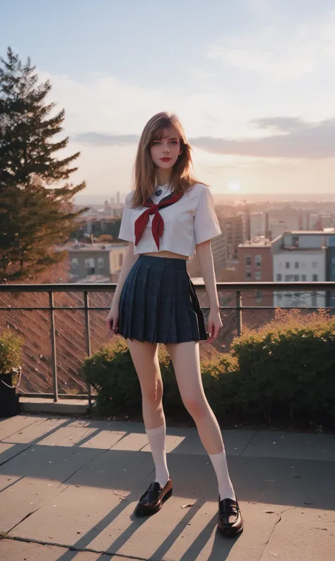score_9,score_8_up,score_7_up,
Ella Freya,1girl,solo,detailed face,long hair,blue eyes,
school uniform,full body,sunset,
outdoors,
best quality,realistic,cinematic lighting,photography,
<lora:ella_freya_pony_1_epoch_6:0.7>,