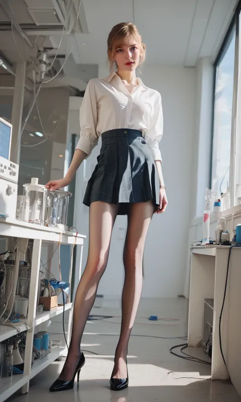 score_9,score_8_up,score_7_up,
Ella Freya,1girl,solo,detailed face,blue eyes,blonde hair,
high heels,pantyhose,skirt,shirt,
slim body,
indoors,laboratory,containers,
best quality,realistic,cinematic lighting,photography,
<lora:ella_freya_pony_1_epoch_6:0.7...