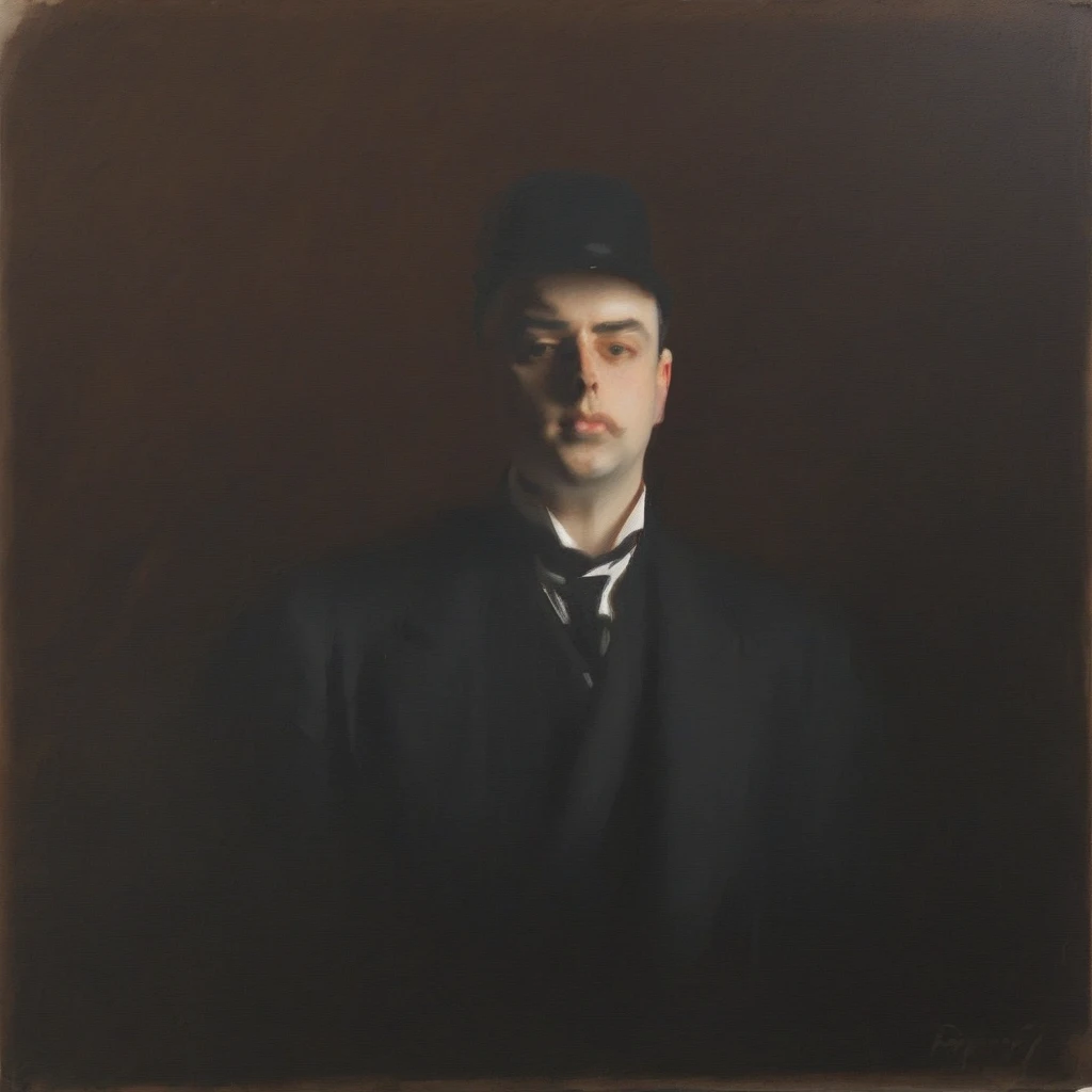 sargent style oil painting