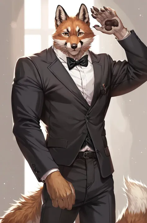 score_9,score_8_up,score_7_up,score_6_up,score_5_up,score_4_up, ultra quality,rating_explicit, anatomically correct, (detailed fur texture) beautiful, intricate, high quality details, highly detailed, amazing quality,cute furry anthro fox male, cute face, ...