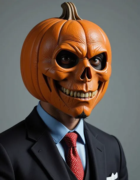 a man with a jack o lantern for a head,<lora:jack-o-lantern:1>,