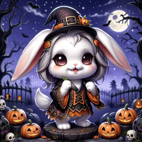 Chibi_Halloween rabbit