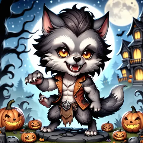 Chibi_Halloween werewolf