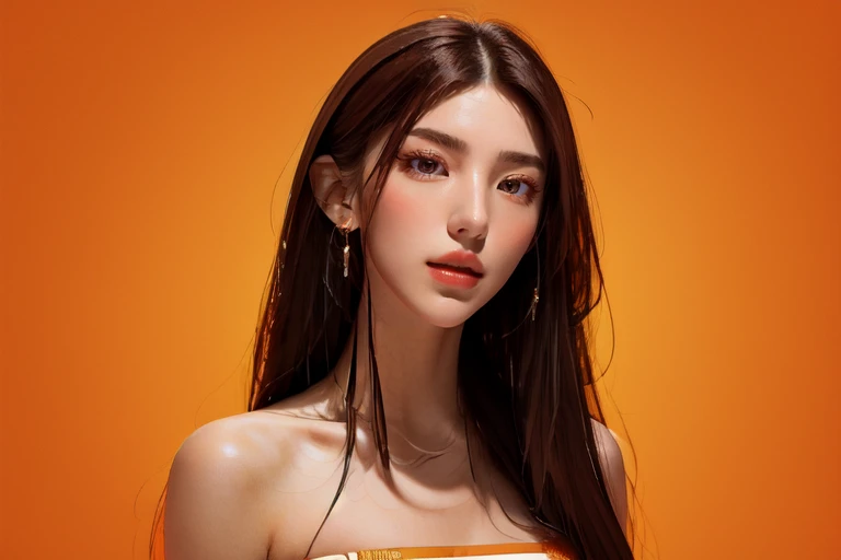 highly insanely detailed, masterpiece, top quality, best quality, highres, 4k, 8k, RAW photo, (very aesthetic, beautiful and aesthetic),  
<lora:BLGirl_R241010_Jamie_Gray_Hyder:1>, 
(1girl:1.3), 1other, 
(pure orange background,transparent background:1.2),...