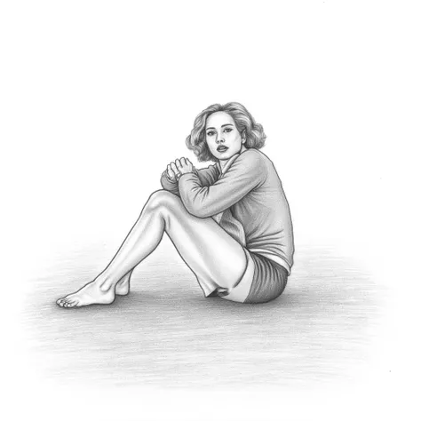 <lora:drawing style v1:0.7>
A drawing of a drawing of a woman sitting on the ground