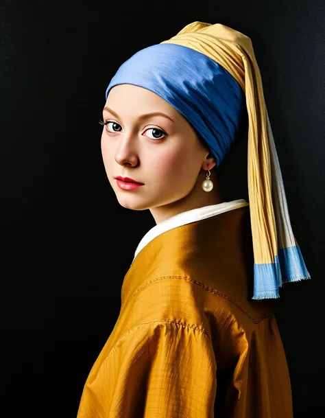 nan384ace, The Girl with a Pearl Earring painting