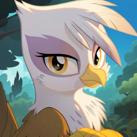 score_9, score_8_up, score_7_up, score_6_up,gilda,griffon,solo,female,cute,portrait,looking at you,forest and sky background,<lora:prevails:0.8>, <lora:MERGE__PonyXlAnimeMaleStyle-V0.1-step00002100_1__MaleStyle-V01_0.8__MaleStyle-V0.2_0.6V4:0.2>,show accur...