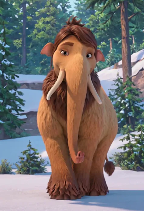 Furry Lora: Peaches (Ice Age)