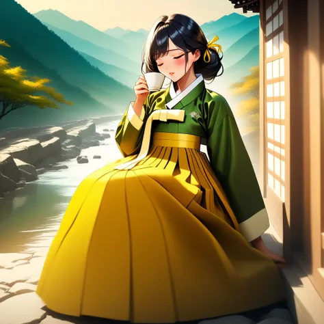 Anime Style Korean Hanbok Dress