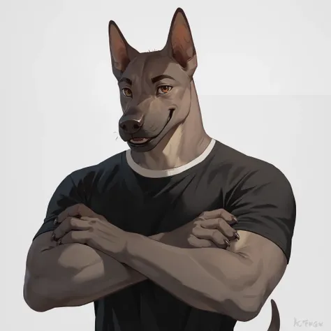 Anthro Xoloitzcuintli / Xoloitzcuintle / Xolo / Mexican Hairless Dog for Pony XL_rel_260420