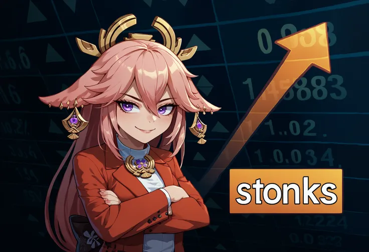 Stonks Meme | Concept LoRA XL