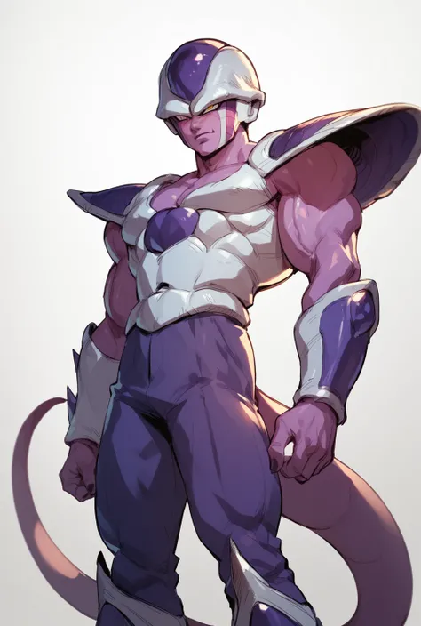 <lora:Friezas_Race_Dragon_Ball_Z_Frost_demon_Frieza_Clan:1> frost demon,, score_9, score_8_up, score_7_up, masterpiece, high quality, 8K, <lora:detailed_notrigger:1>