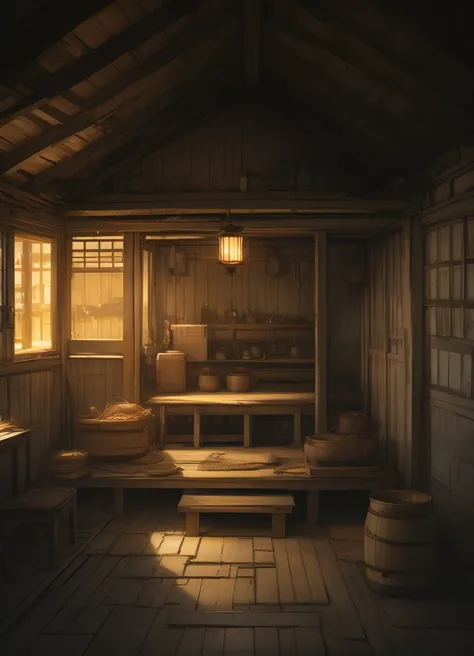 Traditional japanese hut