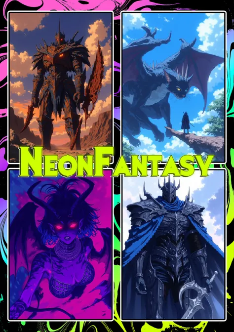 NeonFantasy style FLUX, PonyXL