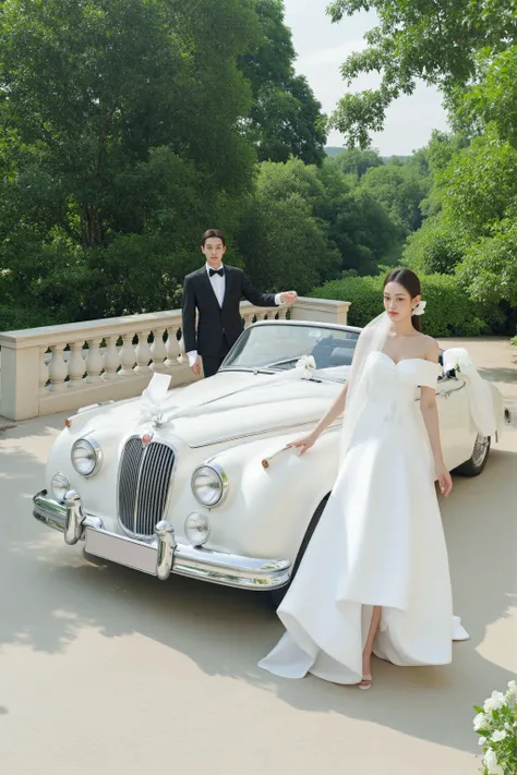 FLUX wedding vintage car F1