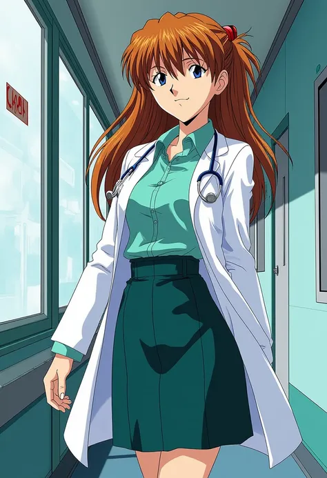 A detailed solo portrait of horaki hikari
Anime style, sharp, high contrast and highly detailed.,.
<lora:evangelion_asuka_langley_flux_v1_2-000010:0.9> ppasuka
ppasuka, in doctors lab coat, shirt and tapered skirt. She looks serious and professional. Insi...
