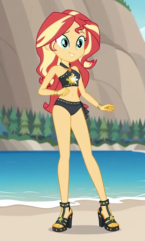 Sunset Shimmer bikini beta