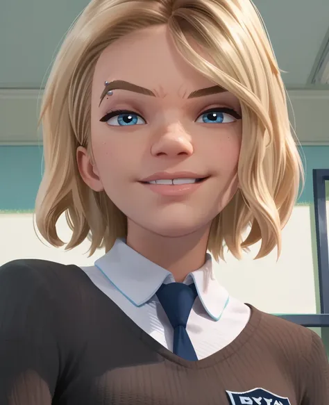 Gwen Stacy / Spider-gwen (SPIDER-MAN: INTO THE SPIDER-VERSE) School Uniform