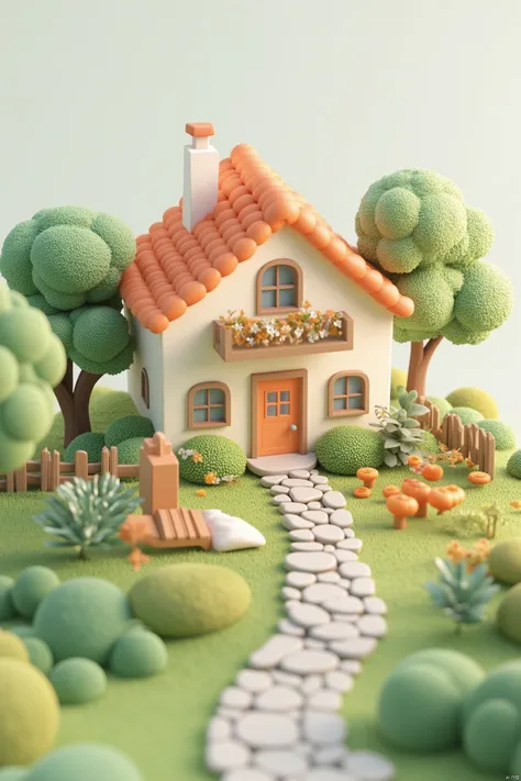 micro landscape,house