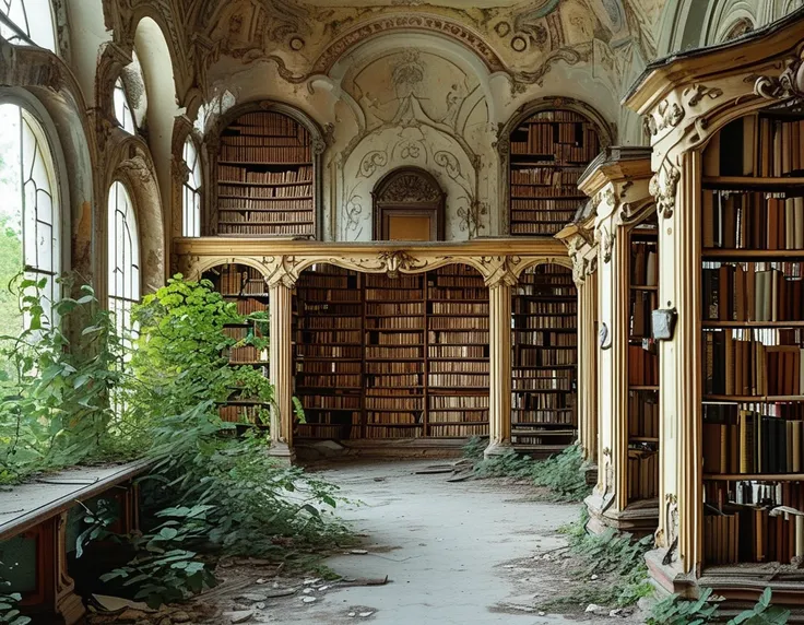 Abandoned Library -style -101