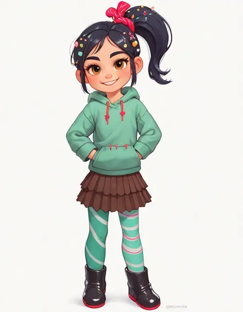 [Commission, SDXL Pony] Vanellope von Schweetz (Wreck-It Ralph)