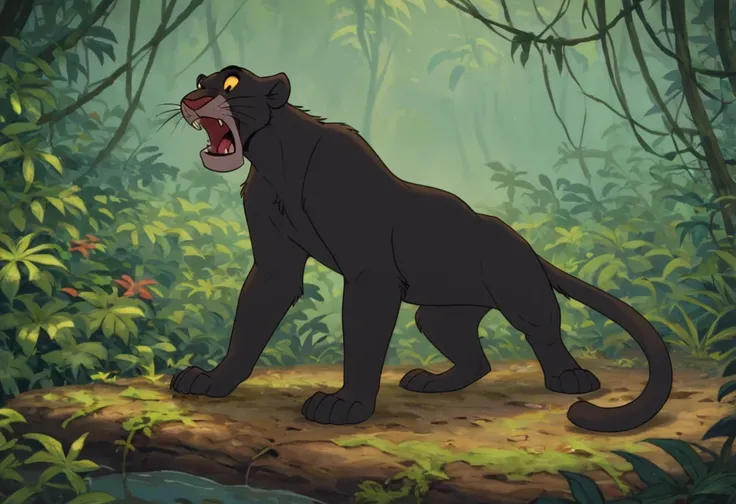 Furry Lora: Bagheera (Jungle Book)