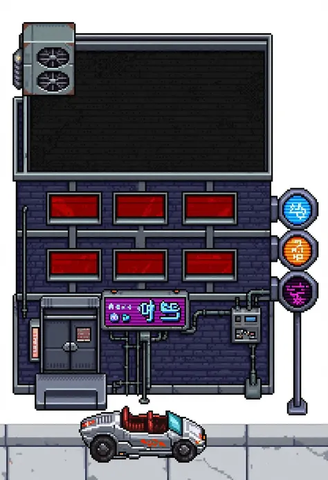 Pixel Buildings Flux