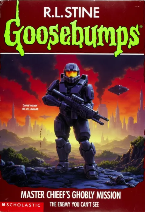 Goosebumps Book Cover Concept [FLUX]