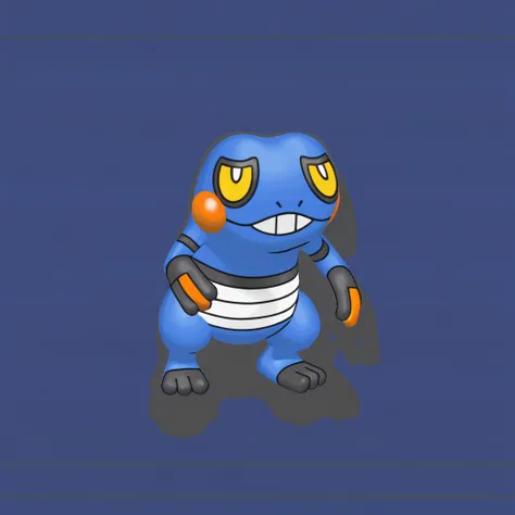 Pokémon Croagunk normal/shiny/pixel
