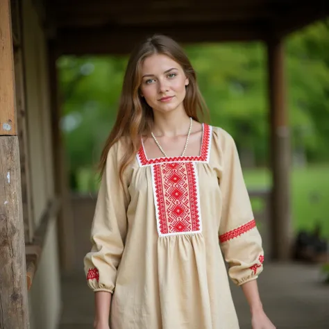 Tradicional slavic woman dress