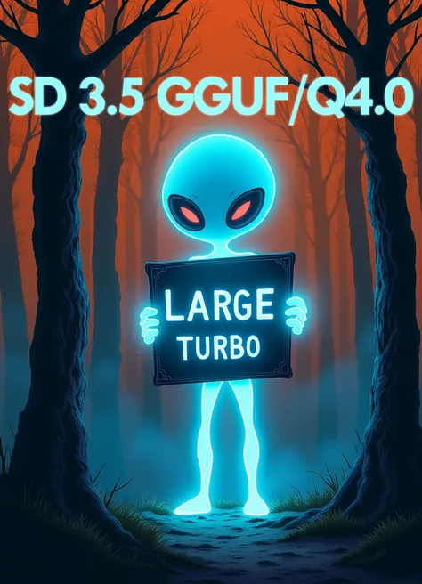 SD 3.5 Large Turbo GGUF Q4/Q4.1 Q5/Q5.1 Q8 F16