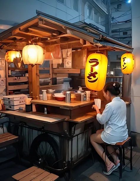 ラーメン屋台(ramen Market stall)