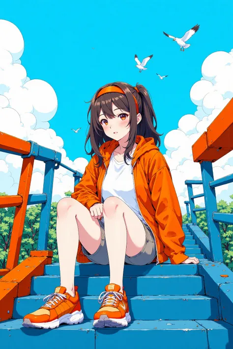 Outlined Vibrant Anime - Flux Lora style