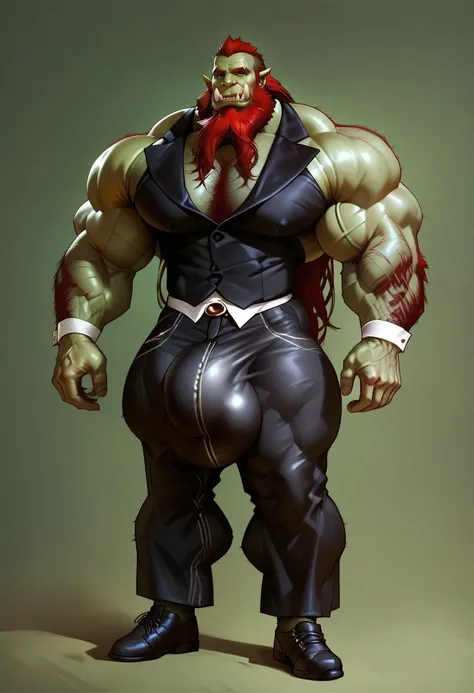 Orcs: heavily muscular!