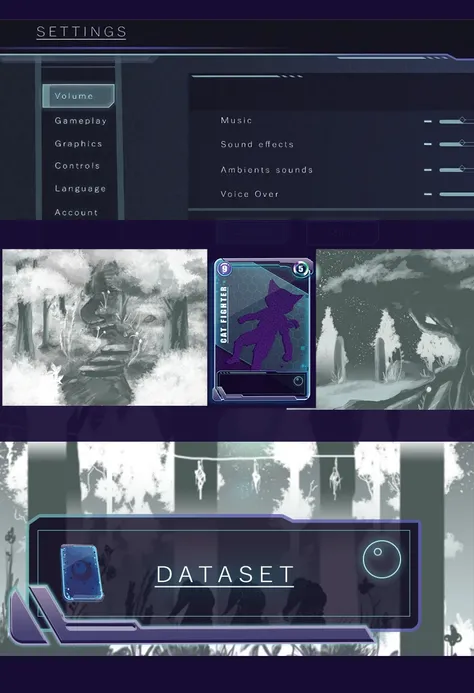 monochromatic UI / UX