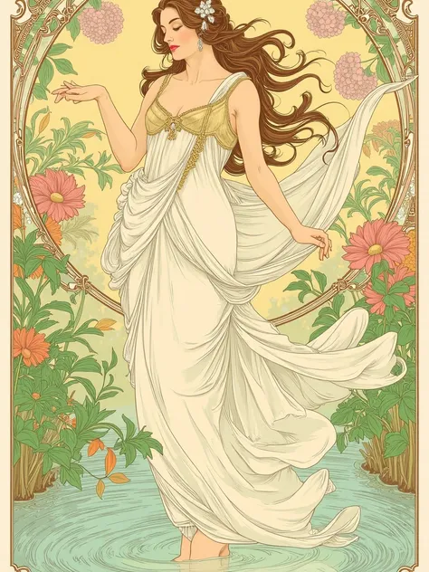 Alphonse Mucha Style