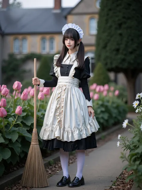 [Flux.1 D][Realistic] Maid costume | 女仆装