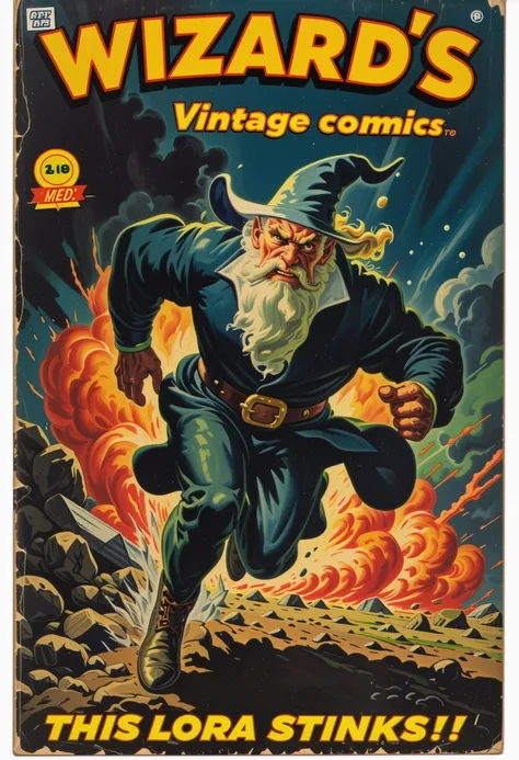 The Wizard's Vintage Comic Book Cover