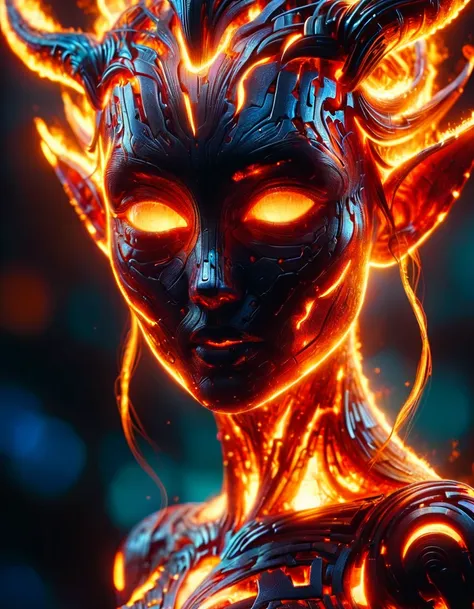 Glowing Hot Metal Style [SDXL]