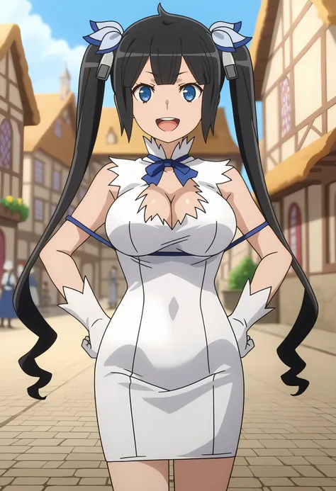 Hestia [2 outfits] | PonyXL | DanMachi: Dungeon ni Deai wo Motomeru no wa Machigatteiru Darou ka