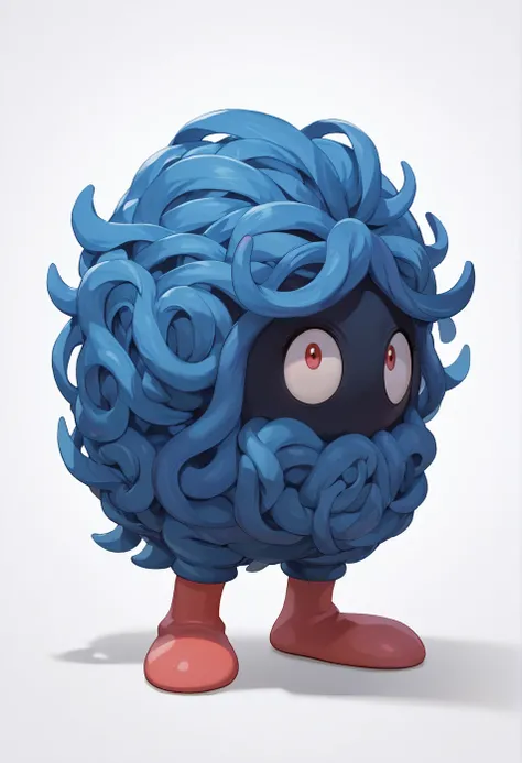 score_9, score_8_up, score_7_up, score_6_up, source_furry, dof, full-length portrait, solo, white background,  tangela,  <lora:POKEMON_TANGELA:1> tangela, pokemon (creature),