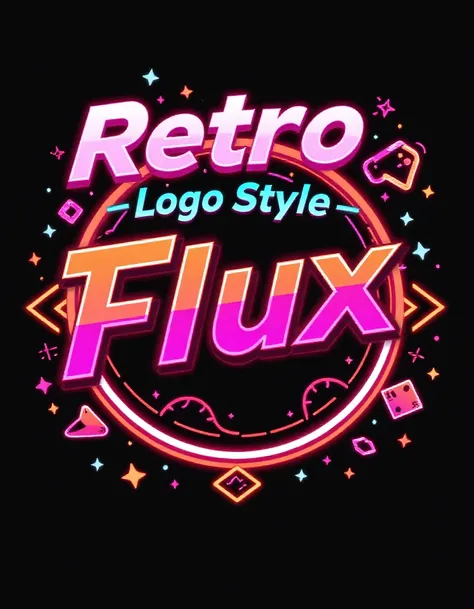 Retro Logo Style Flux