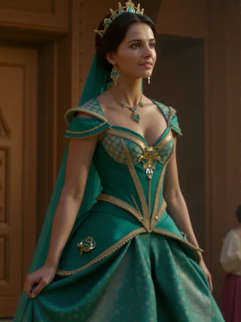 Naomi Scott as Jasmine from aladdin