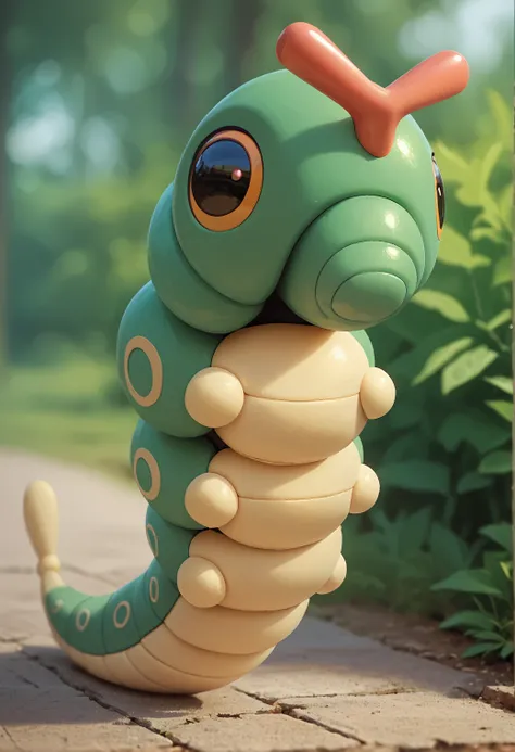 score_9, score_8_up, score_7_up, score_6_up, source_furry, dof, full-length portrait, solo, blurred background, <lora:POKEMON_CATERPIE:0.7> caterpie, pokemon (creature), cute