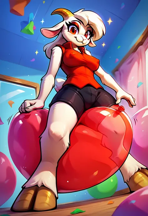 Balloon Fetish: Balloon Straddling